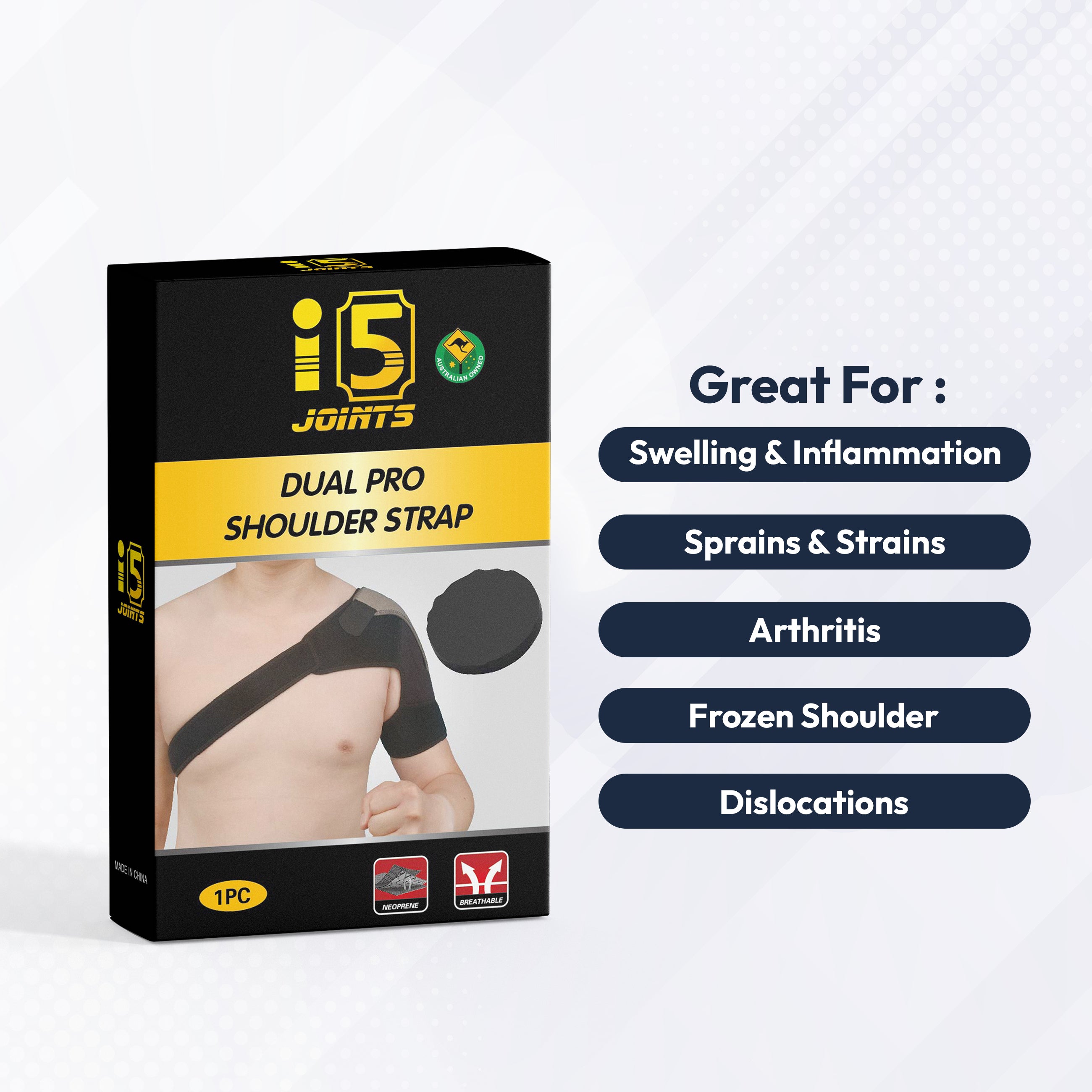 I5Joints-Dual Pro Shoulder Strap(Adjustable on shoulder ,Padded Shoulder Strap,Replacemet, Crossbody Shoulder Strap,Comfortable strap,Heavy-Duty Shoulder Shoulder Strap for Messenger Bags,Quick Release Shoulder, Detachable Shoulder) I5Joints-Dual Pro Shoulder Strap(Adjustable on shoulder ,Padded Shoulder Strap,Replacemet, Crossbody Shoulder Strap,Comfortable strap,Heavy-Duty Shoulder Shoulder Strap for Messenger Bags,Quick Release Shoulder, Detachable Shoulder)